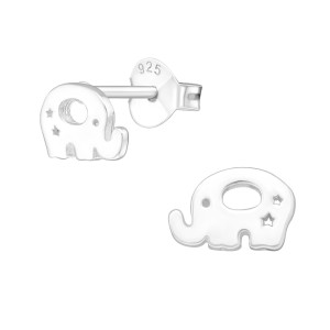 Cercei din argint elefant cu stelute DiAmanti DIA20566 (Argint 925‰ 0,65 g.)
